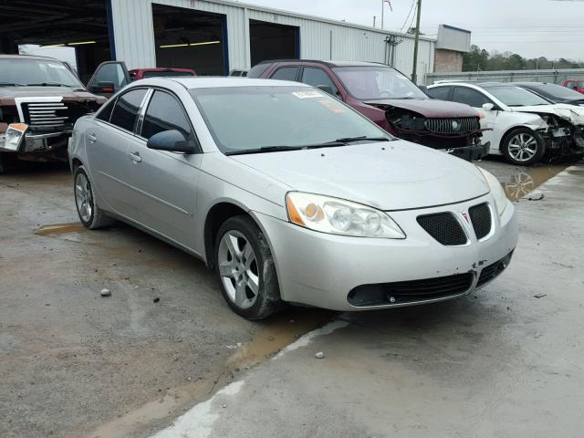 1G2ZG58B474241508 - 2007 PONTIAC G6 BASE SILVER photo 1