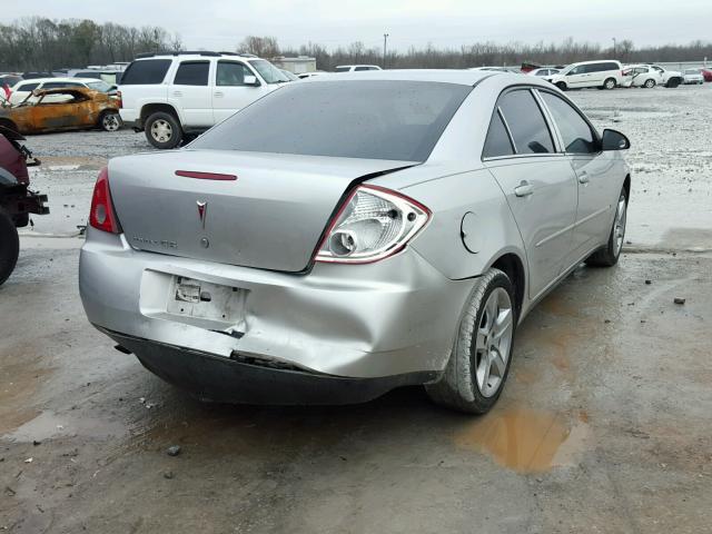 1G2ZG58B474241508 - 2007 PONTIAC G6 BASE SILVER photo 4