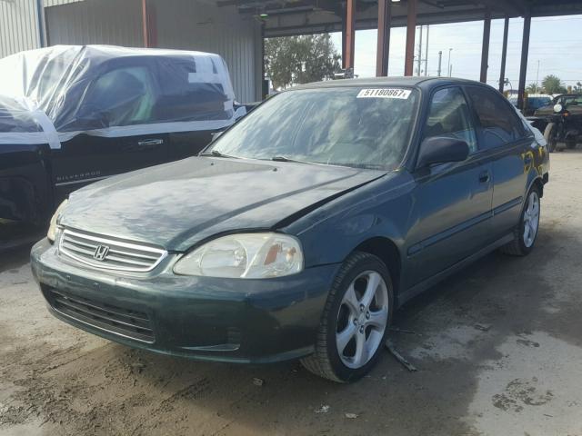 2HGEJ6611XH529941 - 1999 HONDA CIVIC BASE 绿色 照片 2