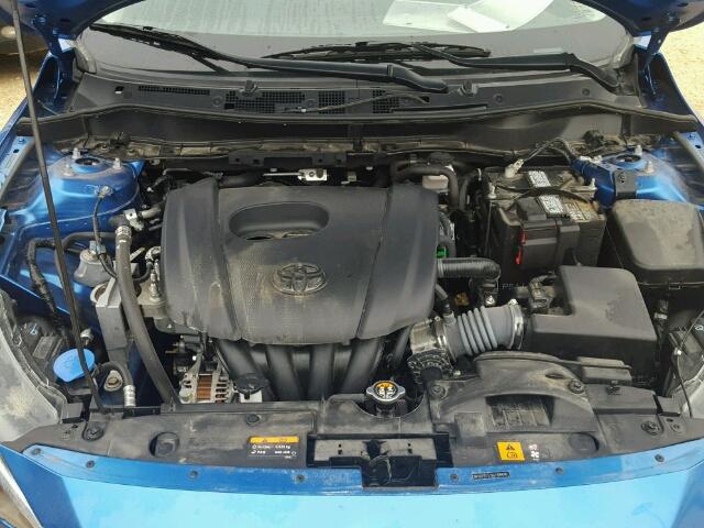 3MYDLBYV5HY158096 - 2017 TOYOTA YARIS IA BLUE photo 7