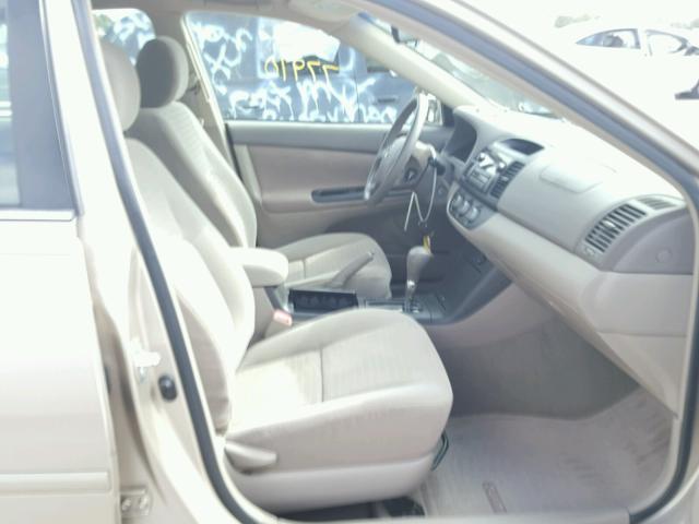 4T1BE32K86U641971 - 2006 TOYOTA CAMRY LE GOLD photo 5