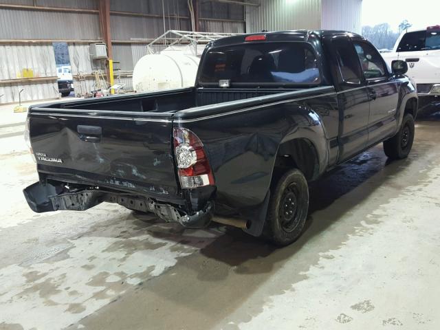 5TETX4CN4AZ746590 - 2010 TOYOTA TACOMA ACC BLACK photo 4