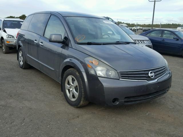 5N1BV28UX8N117558 - 2008 NISSAN QUEST S GRAY photo 1