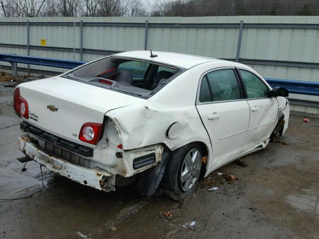 1G1ZG57B184186913 - 2008 CHEVROLET MALIBU LS WHITE photo 4