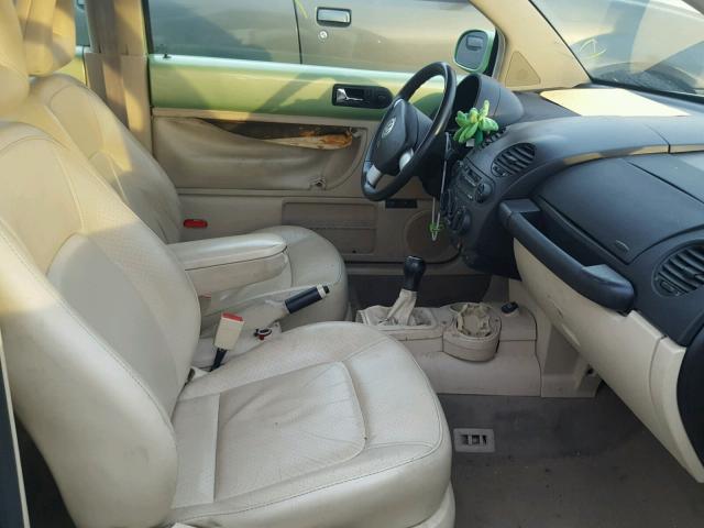 3VWDD21C12M425573 - 2002 VOLKSWAGEN NEW BEETLE 绿色 照片 5