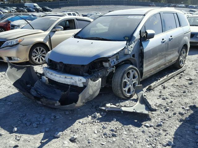 JM1CR2W31A0377938 - 2010 MAZDA 5 SILVER photo 2