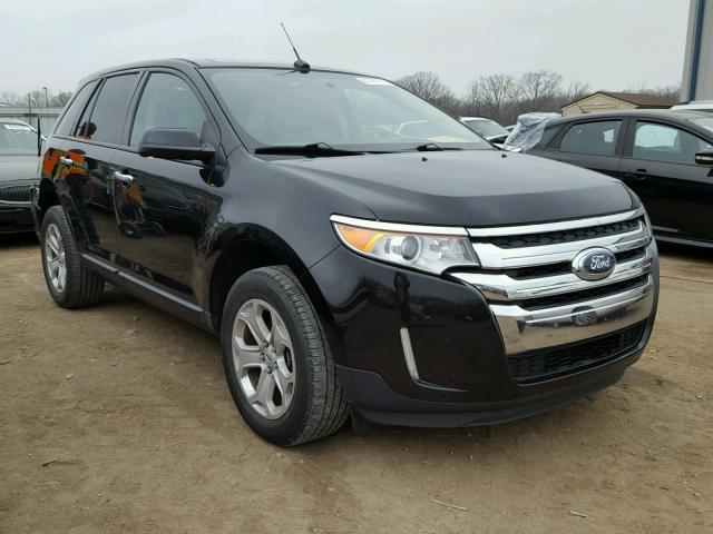 2FMDK3JC3BBA99089 - 2011 FORD EDGE SEL BLACK photo 1