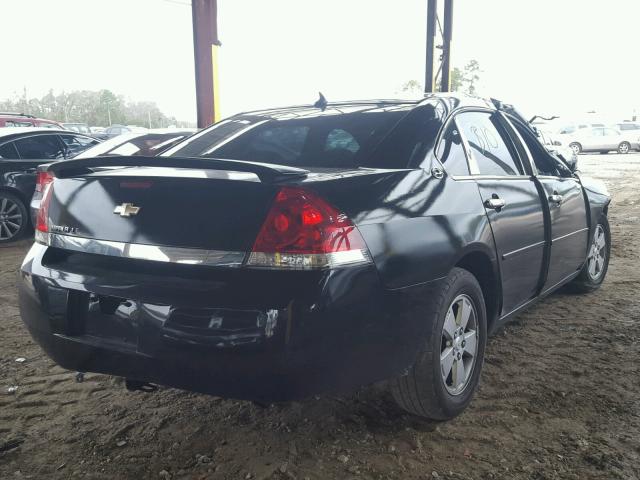 2G1WT58NX79295597 - 2007 CHEVROLET IMPALA LT BLACK photo 4