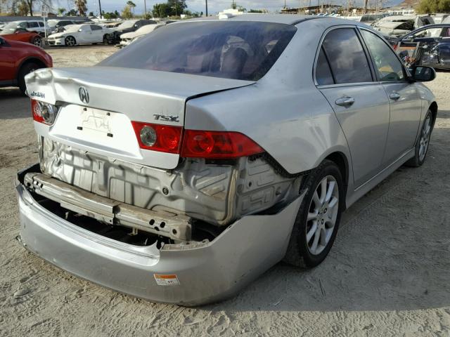 JH4CL96916C005616 - 2006 ACURA TSX SILVER photo 4