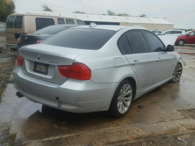 WBAPK5C57AA650692 - 2010 BMW 328 XI SUL SILVER photo 4