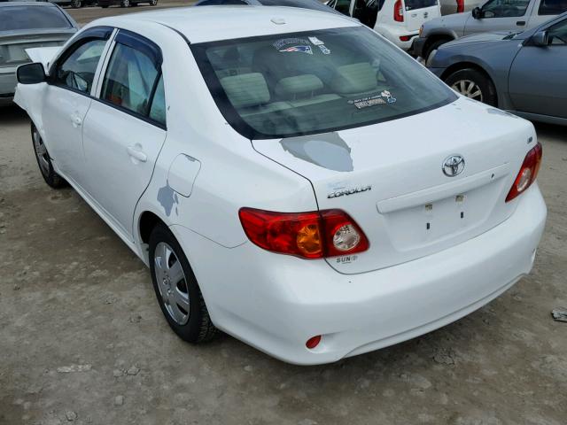 JTDBU4EE2AJ062813 - 2010 TOYOTA COROLLA BA WHITE photo 3