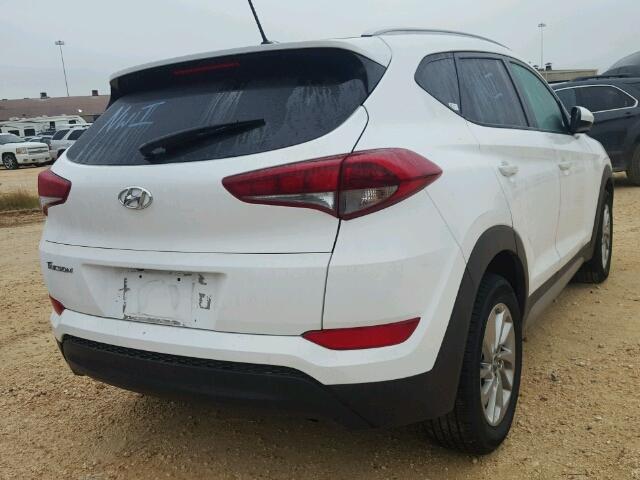 KM8J33A48HU263402 - 2017 HYUNDAI TUCSON LIM WHITE photo 4