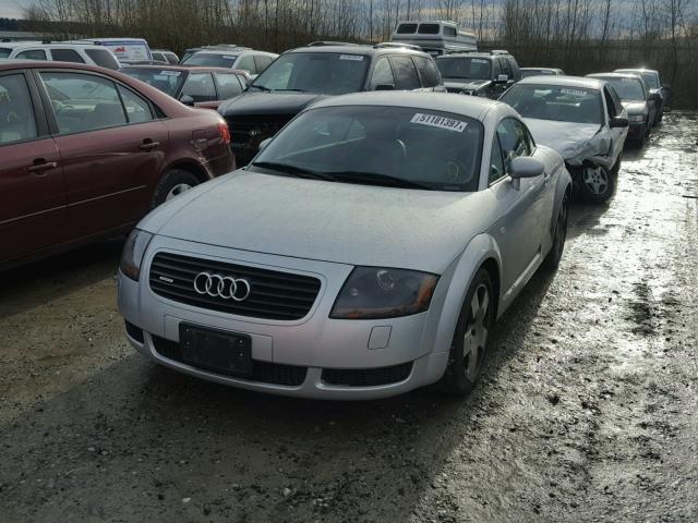 TRUWT28N111013094 - 2001 AUDI TT QUATTRO SILVER photo 2