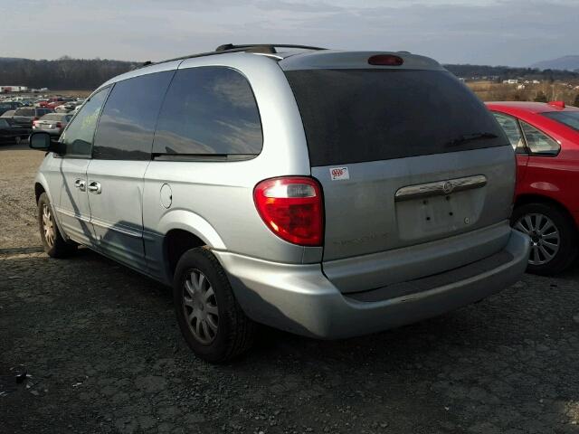 2C8GP54L23R274983 - 2003 CHRYSLER TOWN & COU Mavi foto 3