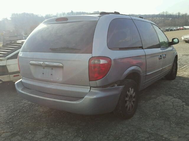 2C8GP54L23R274983 - 2003 CHRYSLER TOWN & COU Mavi foto 4