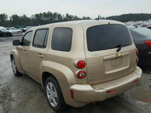 3GNDA13D18S612609 - 2008 CHEVROLET HHR LS GOLD photo 3
