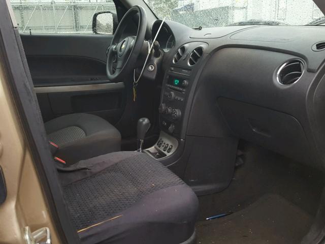 3GNDA13D18S612609 - 2008 CHEVROLET HHR LS GOLD photo 5