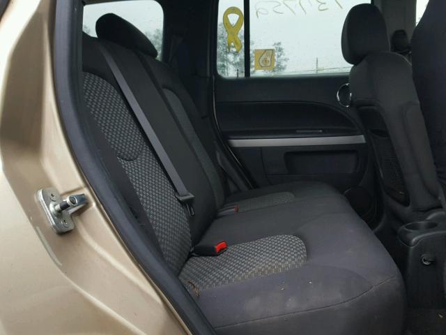 3GNDA13D18S612609 - 2008 CHEVROLET HHR LS GOLD photo 6