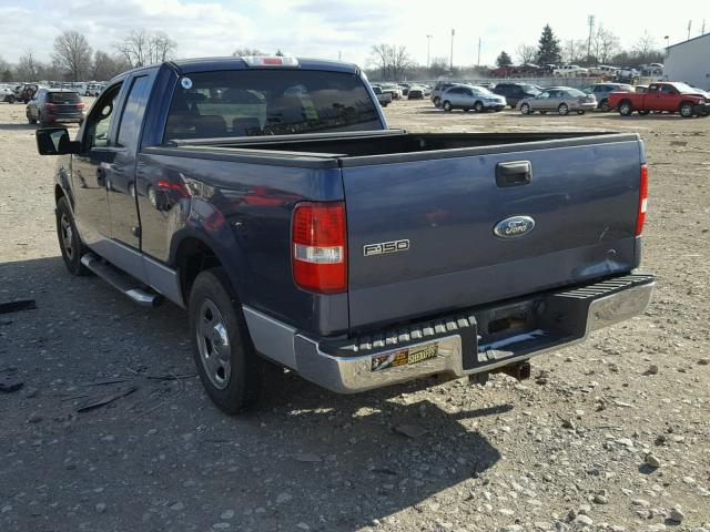 1FTPX12V06FB31587 - 2006 FORD F150 BLUE photo 3