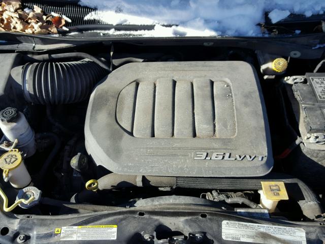 2C4RDGCG6CR408655 - 2012 DODGE GRAND CARA GRAY photo 7