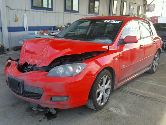 JM1BK344771659716 - 2007 MAZDA 3 HATCHBAC RED photo 2