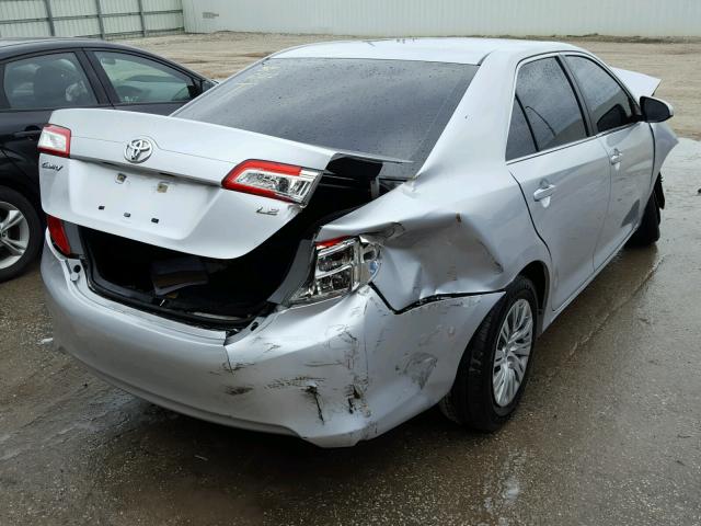4T1BF1FK5CU088977 - 2012 TOYOTA CAMRY BASE SILVER photo 4