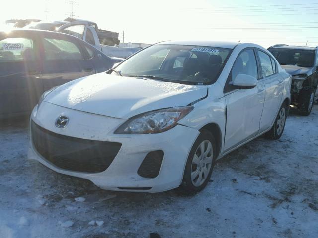 JM1BL1TF5D1766585 - 2013 MAZDA 3 I WHITE photo 2