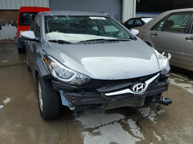 KMHDH4AE6FU382382 - 2015 HYUNDAI ELANTRA SE GRAY photo 9