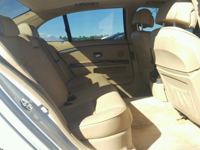 WBAGN63545DS59159 - 2005 BMW 745 LI WHITE photo 6