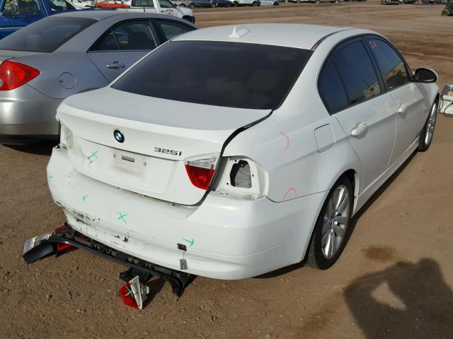 WBAVB13576KX42256 - 2006 BMW 325 I WHITE photo 4