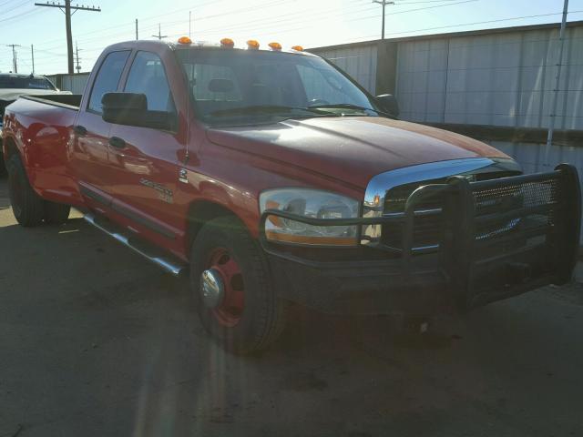 3D7ML48CX6G122504 - 2006 DODGE RAM 3500 S RED photo 1