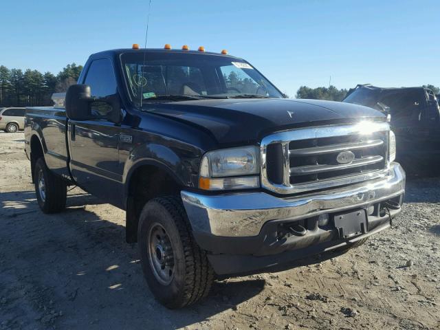 1FTSF31F32EC21562 - 2002 FORD F350 SRW S BLACK photo 1