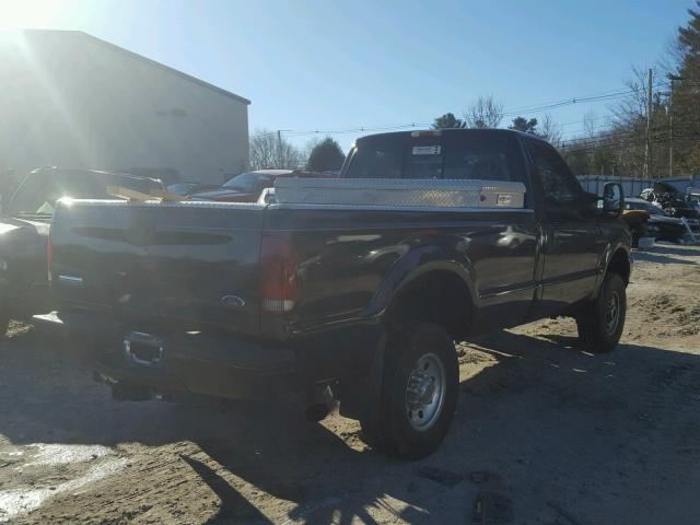 1FTSF31F32EC21562 - 2002 FORD F350 SRW S BLACK photo 4