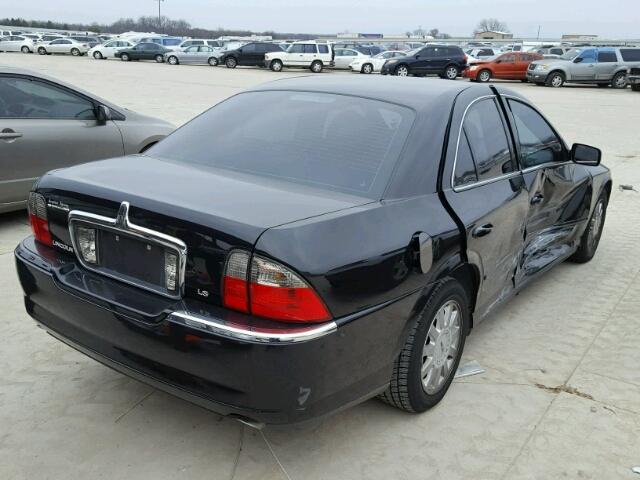 1LNHM86S75Y625286 - 2005 LINCOLN LS BLACK photo 4