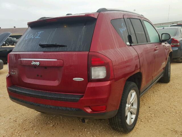 1C4NJDEB7GD663556 - 2016 JEEP COMPASS LA BURGUNDY photo 4