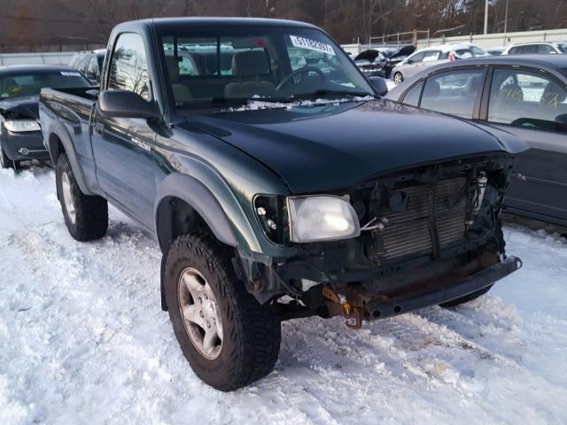 5TEPM62N14Z368871 - 2004 TOYOTA TACOMA GREEN photo 1