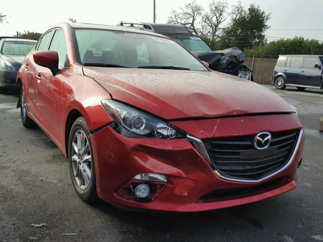 3MZBM1V75FM136362 - 2015 MAZDA 3 TOURING RED photo 1