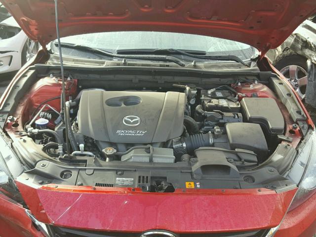 3MZBM1V75FM136362 - 2015 MAZDA 3 TOURING RED photo 7