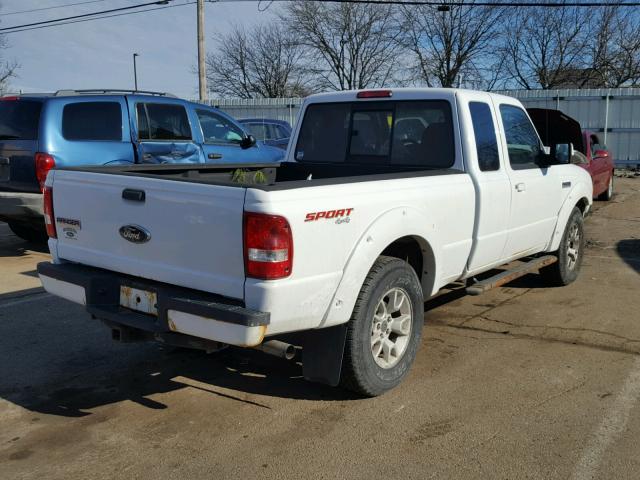 1FTZR45E49PA56259 - 2009 FORD RANGER SUP WHITE photo 4