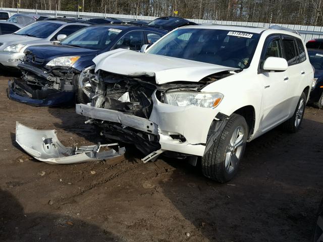 JTEES42A082094390 - 2008 TOYOTA HIGHLANDER WHITE photo 2