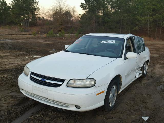 1G1NE52J116248243 - 2001 CHEVROLET MALIBU LS WHITE photo 2