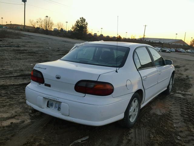 1G1NE52J116248243 - 2001 CHEVROLET MALIBU LS WHITE photo 4