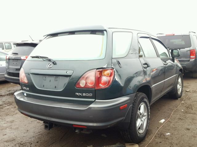 JT6HF10U6X0057475 - 1999 LEXUS RX 300 GREEN photo 4