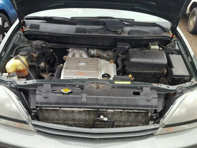 JT6HF10U6X0057475 - 1999 LEXUS RX 300 GREEN photo 7