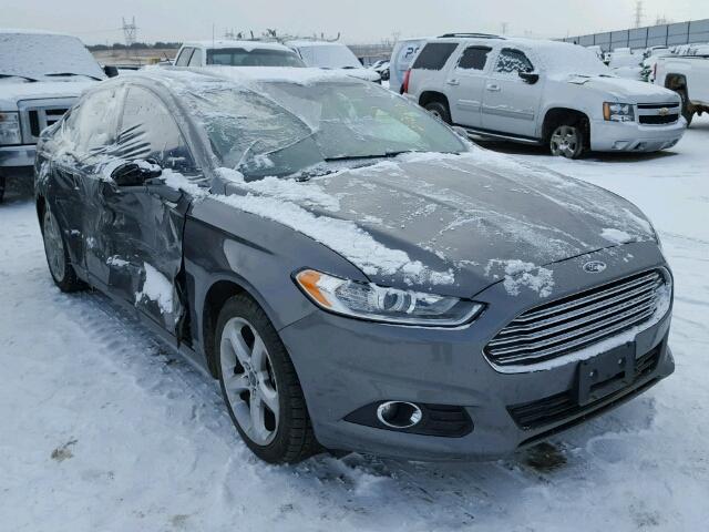 3FA6P0H7XDR371086 - 2013 FORD FUSION SE GRAY photo 1