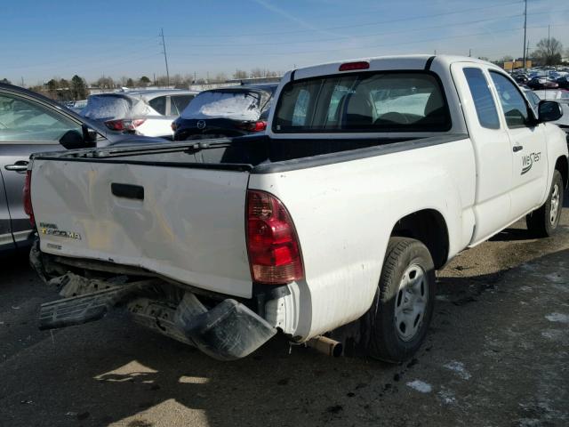 5TFTX4CN3FX064301 - 2015 TOYOTA TACOMA ACC WHITE photo 4