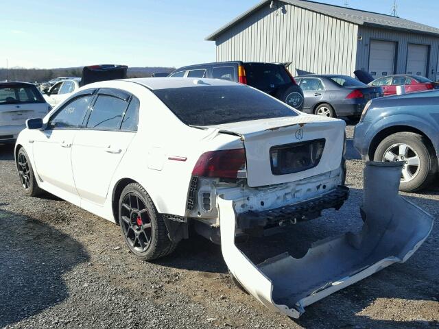 19UUA66206A005990 - 2006 ACURA 3.2TL WHITE photo 3