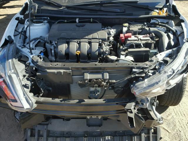 3N1AB7AP9GY300934 - 2016 NISSAN SENTRA S WHITE photo 7