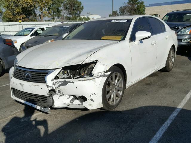 JTHBE1BL3D5016322 - 2013 LEXUS GS 350 WHITE photo 2