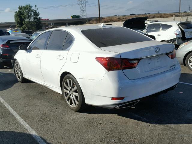 JTHBE1BL3D5016322 - 2013 LEXUS GS 350 WHITE photo 3